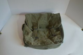 Vintage Fox Manufacturing Wwii Us Army Musette Bag