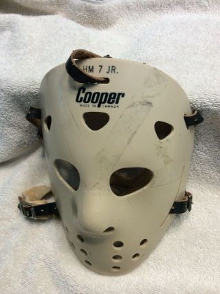 Vintage Cooper HM 7 Jr.  Goalie Mask 2