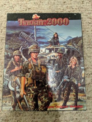Vintage 1984 Gdw Twilight 2000 War Combat Survival Strategy Role Play Game 1st