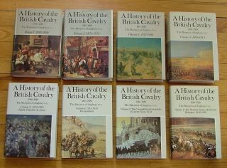 A History Of The British Cavalry Anglesey Complete In 8 Volumes 1st Eds Djs Fine