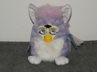 Vintage Furby Baby By Tiger Electronics 70 - 940 (purple And White)