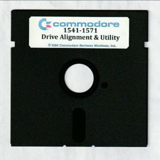 Commodore 64/128 1541 - 1571 Alignment Program Disk & Cd