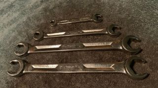 Vintage Snap On Line Wrench Set 1/2 To 13/16