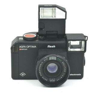 Vintage Agfa Optima Flash Electronic Sensor 35mm Film Camera