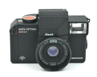 Vintage AGFA OPTIMA Flash Electronic Sensor 35mm Film Camera 2