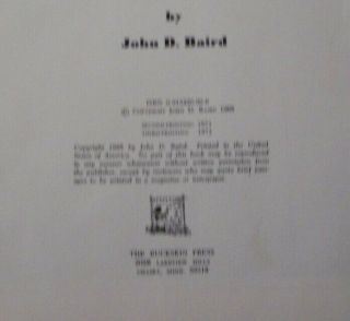 Hawken Rifles The Mountain Man ' s Choice book by John D.  Baird Signed HB/DJ 5