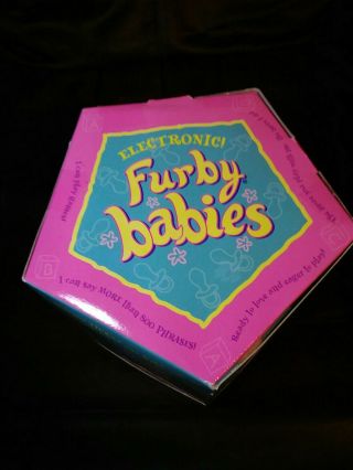 Vintage Furby Baby 70 - 940 Tiger Electronics Baby Blue 1999 5