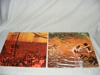 Woodstock Vinyl Record Album Vintage LP,  Cotillion Label,  3 Set,  SD 3 - 500 3
