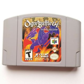Ogre Battle 64 Vintage Nintendo 64 Video Game Cartridge N64 Authentic