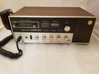 Vintage Realistic Navaho Trc - 40 23 Channel Base Station Cb Radio With Mic
