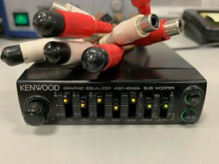 Kenwood Kgc - 4042a Stereo Graphic 5 - Band Equalizer - Baby Kenwood