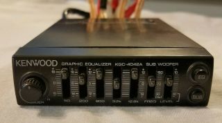 KENWOOD KGC - 4042a STEREO GRAPHIC 5 - BAND EQUALIZER - BABY KENWOOD 2