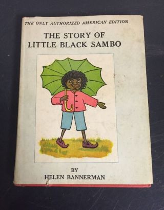 Bannerman,  Helen - The Story Of Little Black Sambo Rare Dust Jacket - Lippincott
