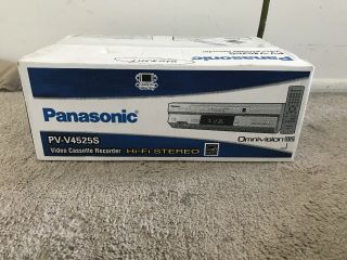 Panasonic Pv - V4525s Vcr Vhs Recorder 4 Head Hi Fi Stereo Omnivision