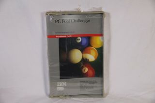 Vintage Ibm Pc Software - Pc Pool Challenges For Ibm Pc & Pcjr -
