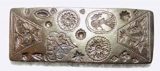 India Vintage Bronze Jewelry Large Die Mold/mould Hand Engraved Designs.  Std - 6