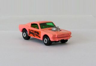 Vintage Lesney Matchbox Superfast 8 Ford Mustang Wildcat Dragster Near 1970