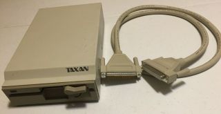 Vintage Taxan 5.  25 Inch External Floppy Disk Drive Model Tdm - 5ls - Ibm Pc Or At