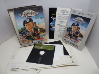 Vintage Airborne Ranger Floppy Game For Commodore 64 C64/128 Box Manuals