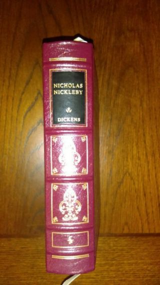 Nicholas Nickleby By Charles Dickens Easton Press Black Label