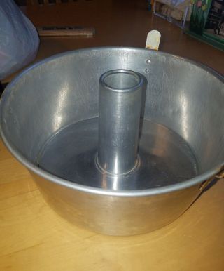 Vintage Quality Aluminum Tube Pan For Bundt Angel Food Cake