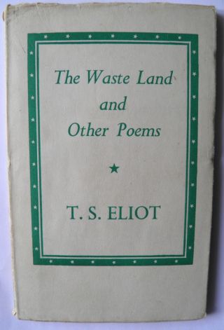 The Waste Land And Other Poems By T.  S.  Eliot Sesame Books 1945