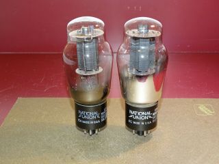 Pair,  National Union 6l6g Radio/audio Amplifier Tubes,  Strong On Amplitrex