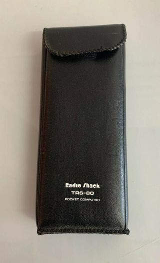 Radio Shack TRS - 80 Pocket Computer 26 - 3501 w/ Case 5
