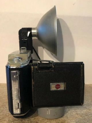 Vintage Kodak Tourist II Camera And Large Flash. 2