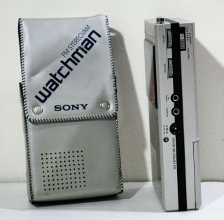 VTG SONY 1984 WATCHMAN Walkman Portable TV FD - 30A,  Case 5