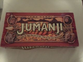 Jumanji Board Game 1995 Vintage Milton Bradley Official English Mb Toy Movie