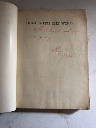 Gone With the Wind GWTW by Margaret Mitchell Motion Picture Edition 1939 4