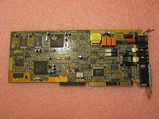 Vintage Aztech Fcc Id :138 - Mmsn842 16 Bit Isa Sound Card/modem Srs 3 - D Stereo