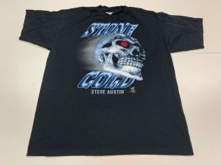Vintage Stone Cold Steve Austin A Kicker Wwe Wwf Wrestling T - Shirt - Xl