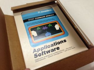 Ti Invaders Video Game Texas Instruments Ti 99/4a Computer - Fresh Case - Nib