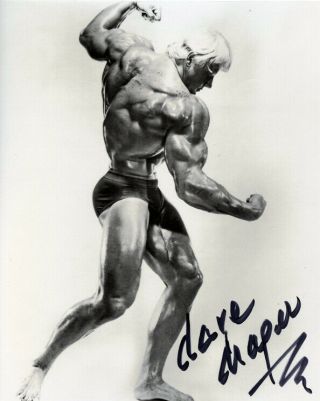 Signed Vintage Bodybuilding Photo Of Dave Draper Mr Universe