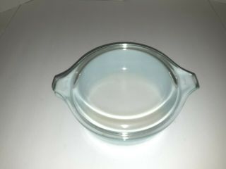 Vintage Pyrex Blue Butterprint Amish 471 Round Casserole Dish with Lid 1 Pint 2