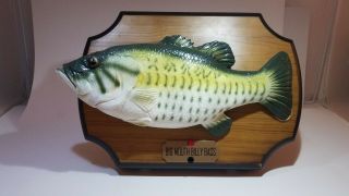 Vintage Big Mouth Billy Bass Gemmy 1999 Funny Singing Fish Dont Worry,  Be Happy