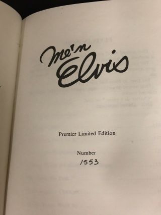 Me ' n Elvis (1st Ed,  Signed) Charlie Hodge Charles Goodman 1984 Limited Edition 3