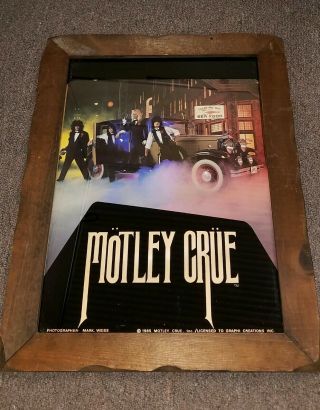 Vintage 80s - 1985 MOTLEY CRUE THEATRE OF PAIN 15X19 MARK WEISS PHOTOGRAPH PIC 2