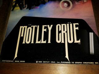 Vintage 80s - 1985 MOTLEY CRUE THEATRE OF PAIN 15X19 MARK WEISS PHOTOGRAPH PIC 3