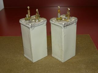 Pair,  Western Electric Oil Capacitors, .  88 MFD,  Good 5