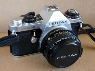 Pentax Me Se Camera & Smc Pentax - A 50mm F/2 Lens