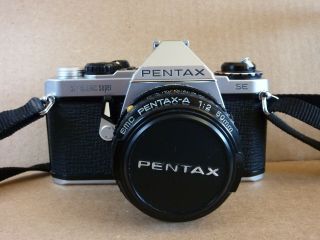 PENTAX ME SE Camera & SMC PENTAX - A 50mm f/2 Lens 2