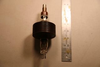 1949 Small Metal - Glass Power Transmitting Vacuum Tube - Rca - 5786