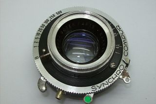 Boyer Saphir Paris 4.  5/75 Coated Functional Medium Format Lens