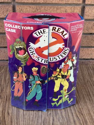 Vintage 1988 The Real Ghostbusters Collectors Case Vtg 1980’s - Holds 12 Figures