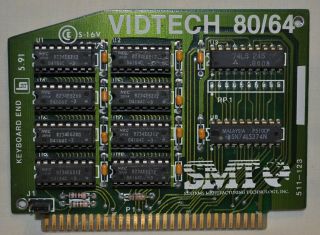 Apple Iie Smt Vidtech 80 Column Video Card W/ 64k Memory For Apple Iie 100 Func