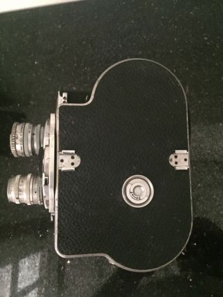 1957 Bolex Paillard H8 D 16 Mm 2 Lens Film Movie Camera