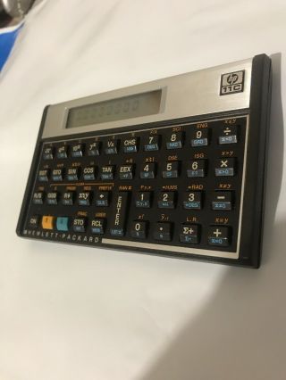 Hp 11c Scientific Calculator W Case Usa Made,  Fully